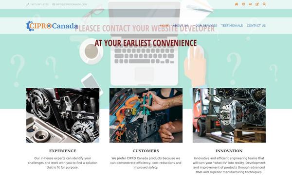 ciprocanada.com site used Aebootstrap-3.2.0-dist