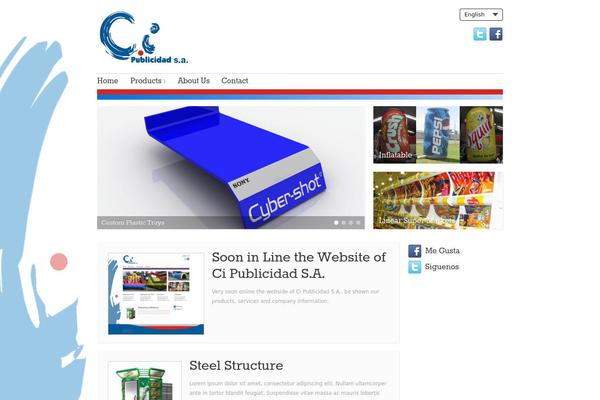 cipublicidadsa.com site used Cipublicidad
