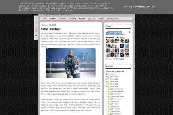 WordPress website example screenshot