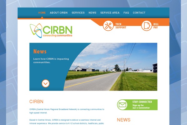 cirbn.org site used Cirbn_theme