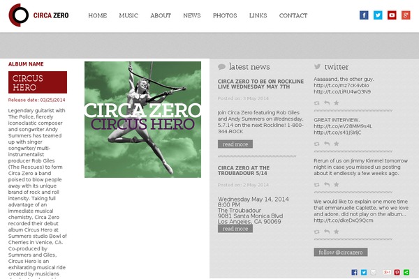 circazero.com site used Circa-zero