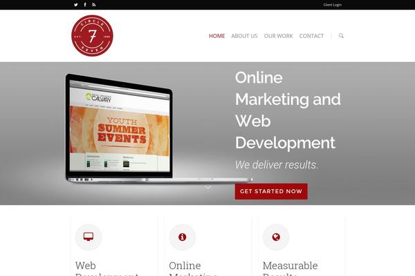 Salient theme site design template sample