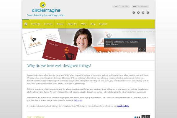 circleimagine.com site used Infringe-child-theme