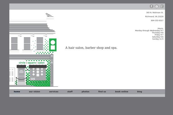 circlesquaresalon.com site used Squirrel--fluidandadaptive