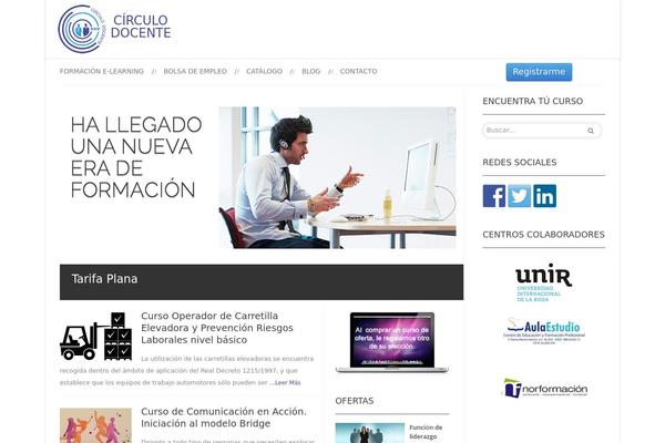 circulodocente.es site used Blogplaza