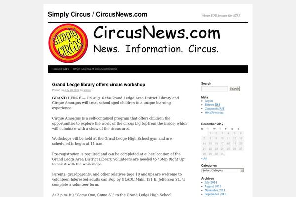 WordPress website example screenshot