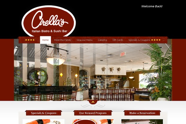 The Restaurant theme site design template sample