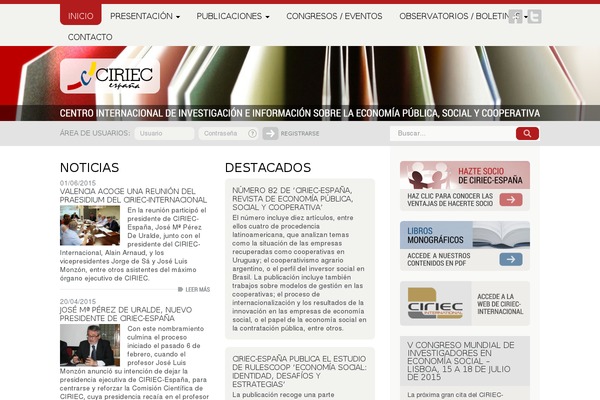 ciriec.es site used Ciriec