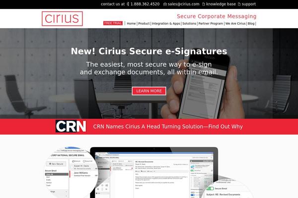 cirius.com site used Cirius