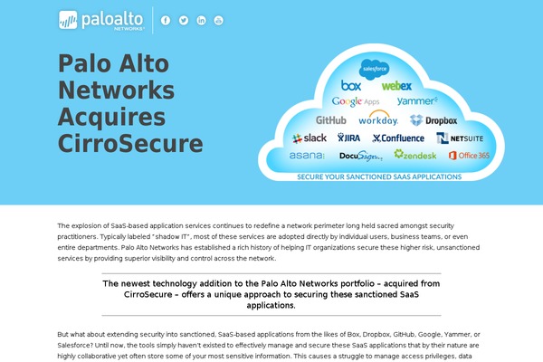 cirrosecure.com site used Cirro