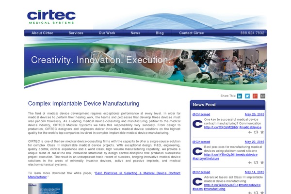 cirtecmed.com site used Cirtec