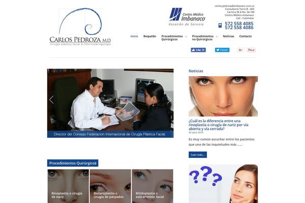 cirugia-facial.co site used Carlospedrozatheme1