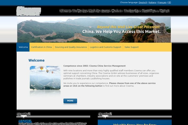 WordPress website example screenshot
