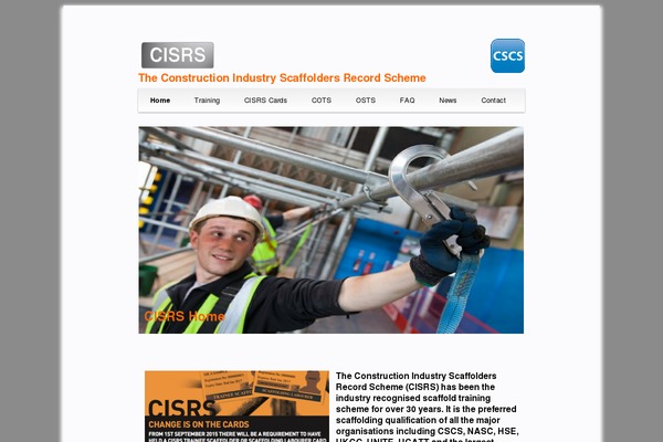 WordPress website example screenshot
