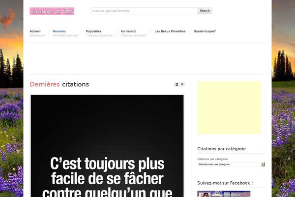 citationsdefilles.com site used Citationsdefilles