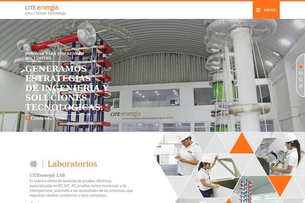 citeenergia.com.pe site used Cite-energia-theme