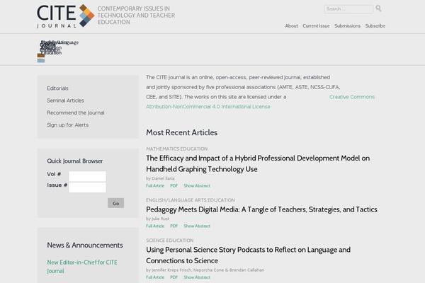 citejournal.org site used Cite