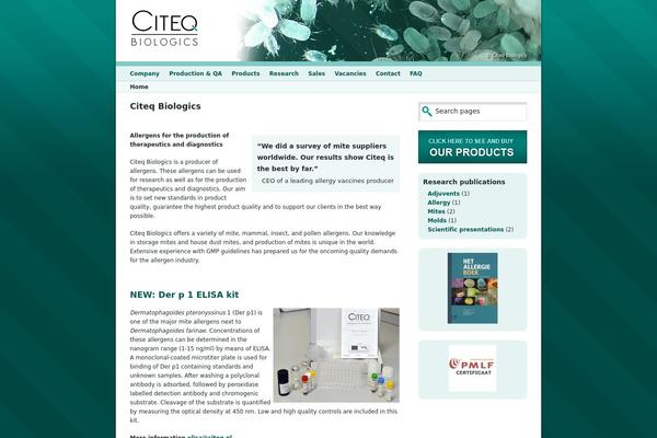 citeqbiologics.com site used Citeq