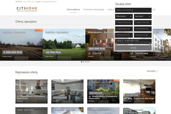 citihome.pl site used Asaritemplate9