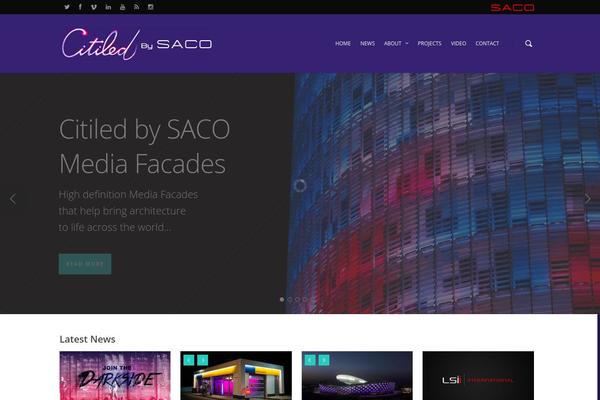 Salient theme site design template sample