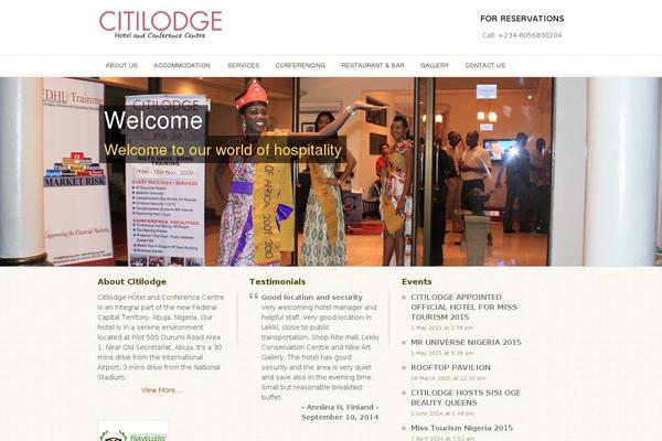 Alloggio theme site design template sample