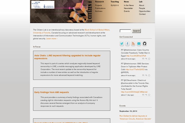 citizenlab.org site used Citizenlab-wp-theme