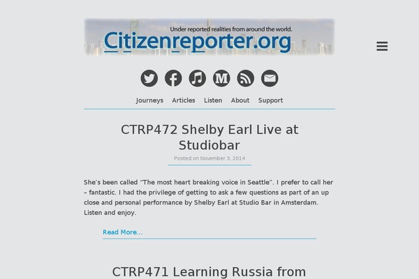 citizenreporter.org site used Seedlet