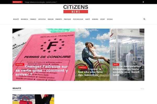 citizens-news.com site used Bloger-child