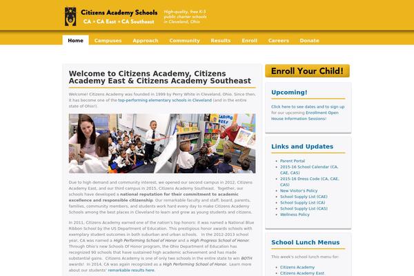 citizensacademy.org site used Citizens