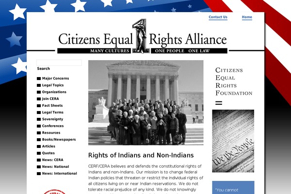 citizensalliance.org site used Cera