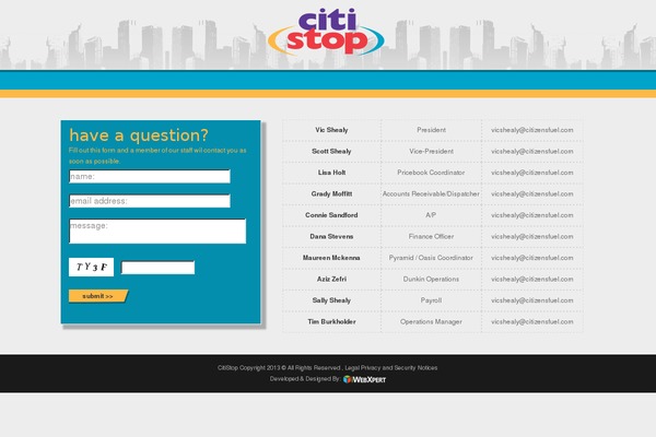 citizensfuel.com site used Themebuild