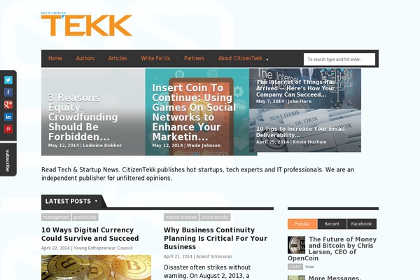 citizentekk.com site used Citizentekk-news