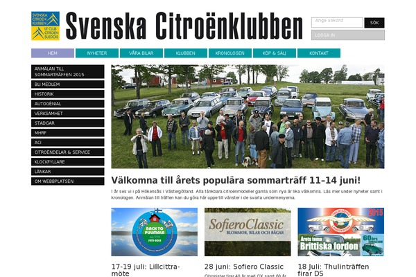 citroenklubben.se site used Citroenklubben