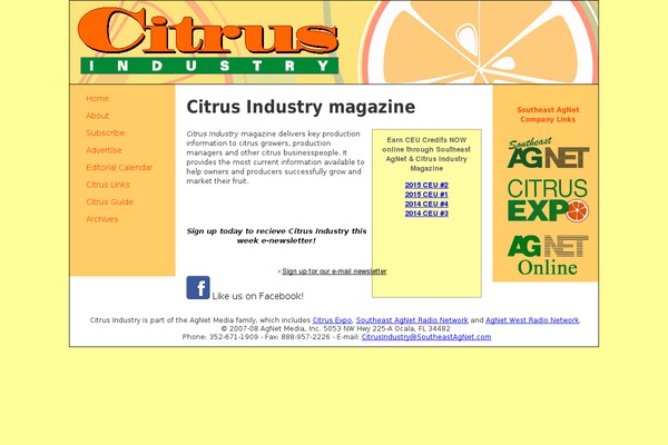 citrusindustry.net site used X-citrusindustry