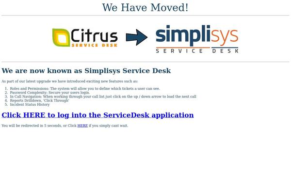 citrusservicedesk.com site used Biznizz