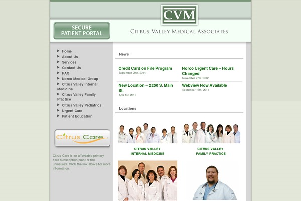 citrusvalleymedical.com site used Cvm