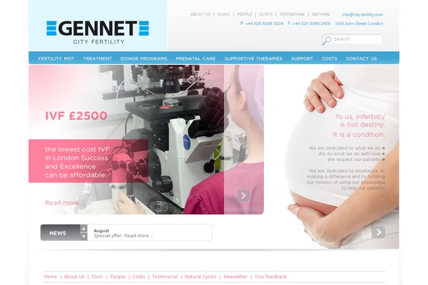 city-fertility.com site used Gennet