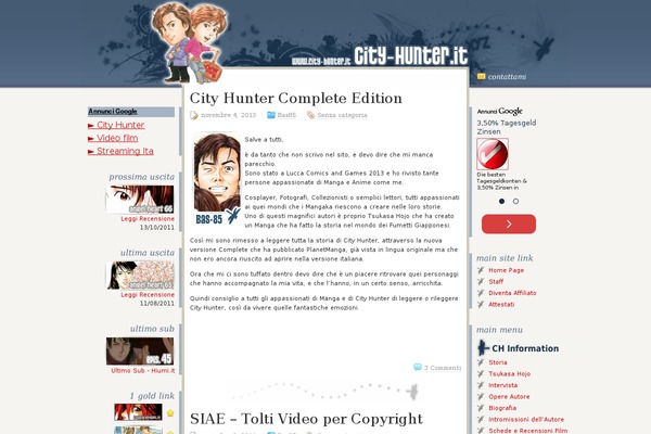 city-hunter.it site used Chgrafic