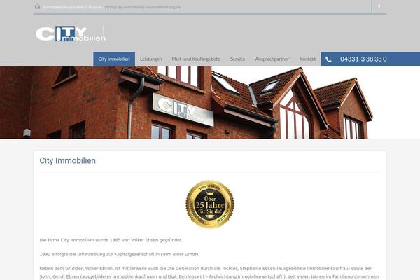 city-immobilien-hausverwaltung.de site used Realhomes2
