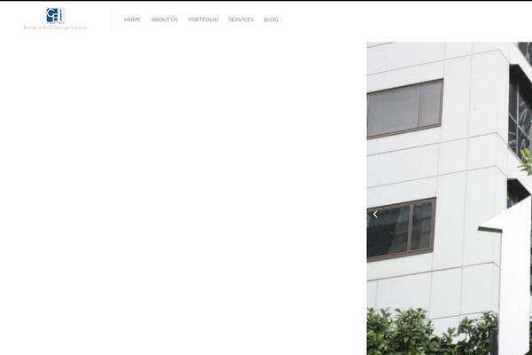 Fluxus theme site design template sample