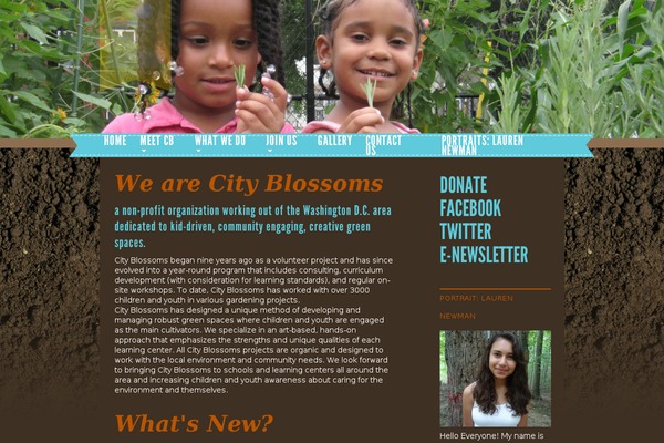 cityblossoms.org site used Headway