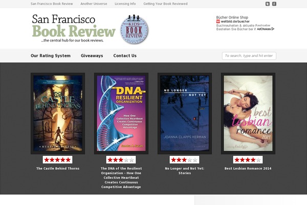 citybookreview.com site used Reviewer