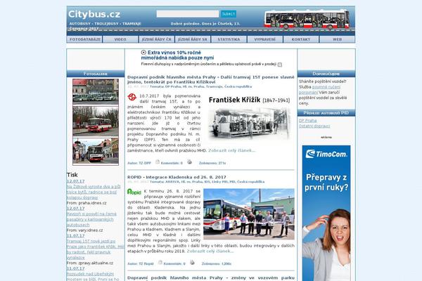 citybus.cz site used Citybus