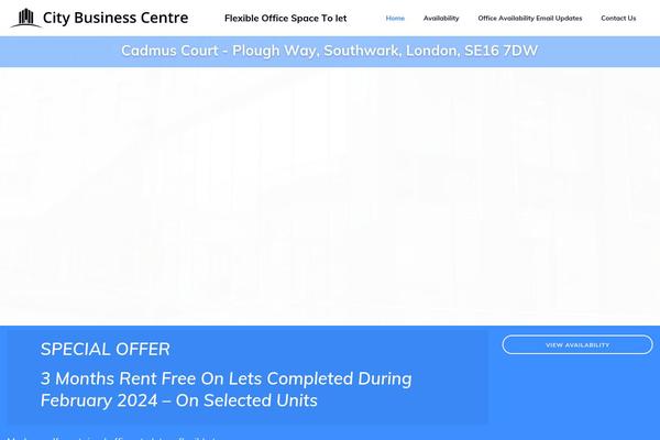 Jupiter Child theme site design template sample