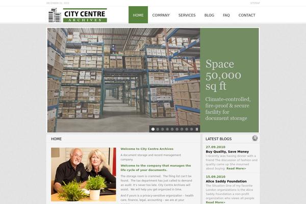 citycentrearchives.ca site used Theme1078