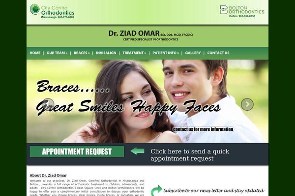 orthodontist theme websites examples