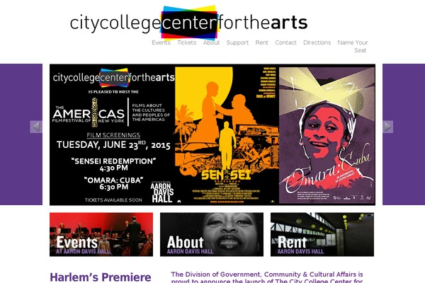 citycollegecenterforthearts.org site used Adh