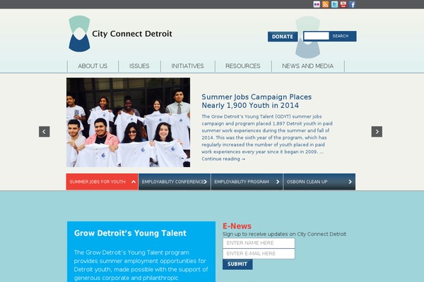 cityconnectdetroit.org site used Ccd
