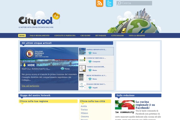 citycool.it site used Infinity News