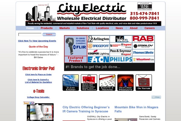 cityelectricweb.com site used Ce9